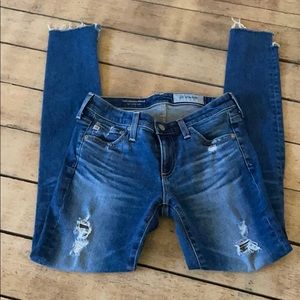 AG jeans. The legging super skinny ankle
